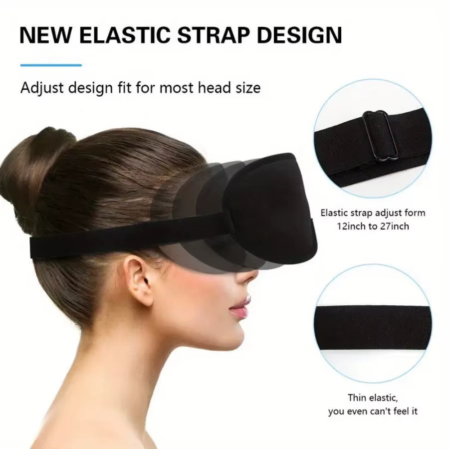 3D Sleep Eye Mask Memory 3D Sleep Mask Memory Relax Sleeping Eyepatch Deep Sleep Concave Foam Soft Eye Patch Slaapmasker